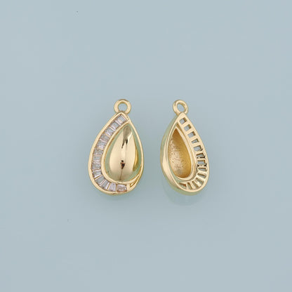 18K Gold Filled Hand Charm Pendant for Jewelry Making