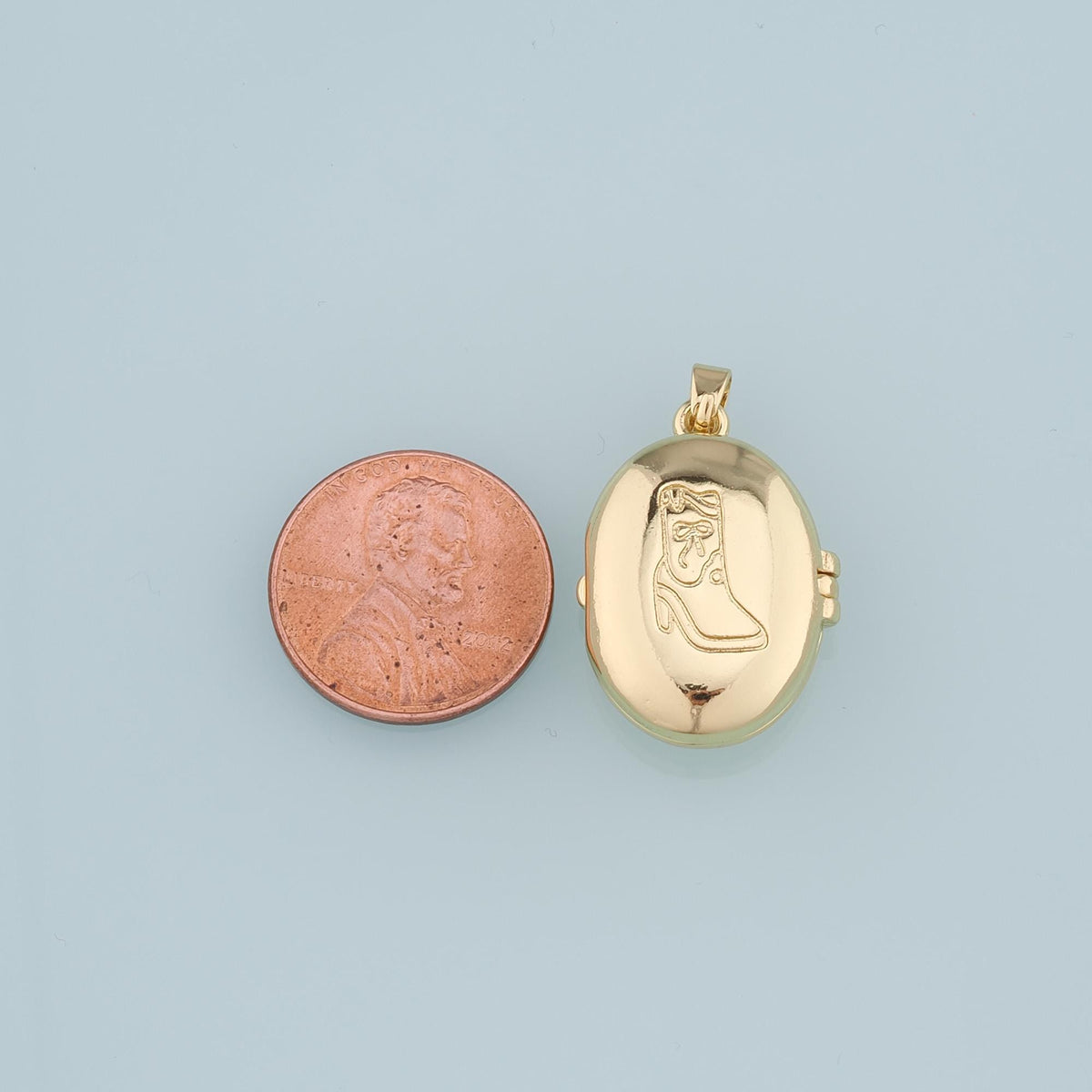 18K Gold Filled Enamel Charm Pendant for Jewelry Making