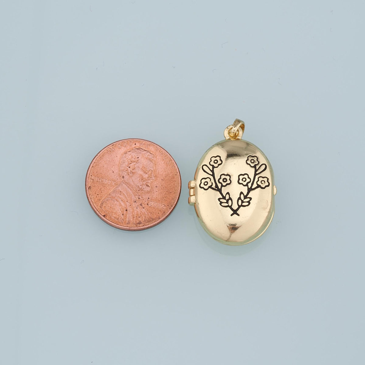 18K Gold Filled Openable Flower Pendant,Enamel Flower Charm Bracelet Necklace for DIY Jewelry Making Supply