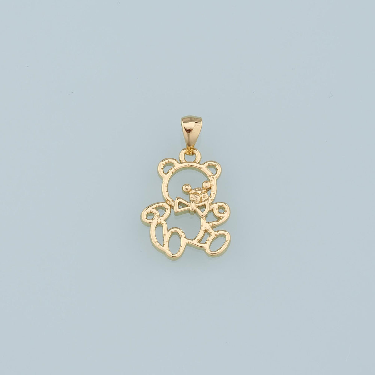 18K Gold Filled Hand Charm Pendant for Jewelry Making