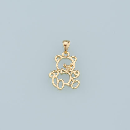 18K Gold Filled Hand Charm Pendant for Jewelry Making