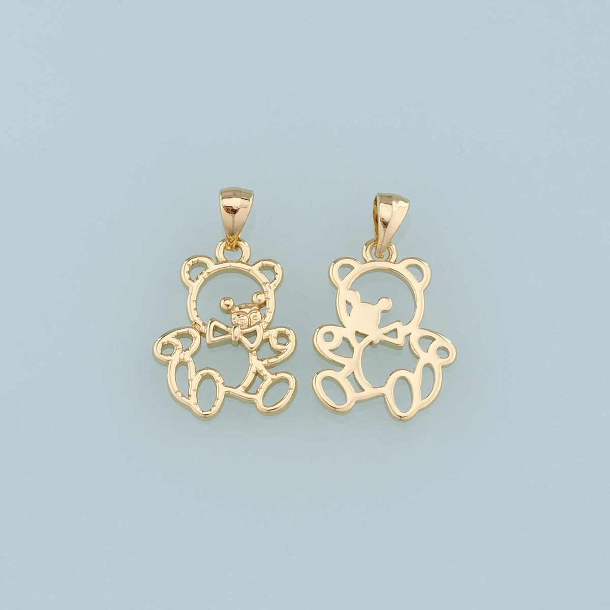 18K Gold Filled Hand Charm Pendant for Jewelry Making