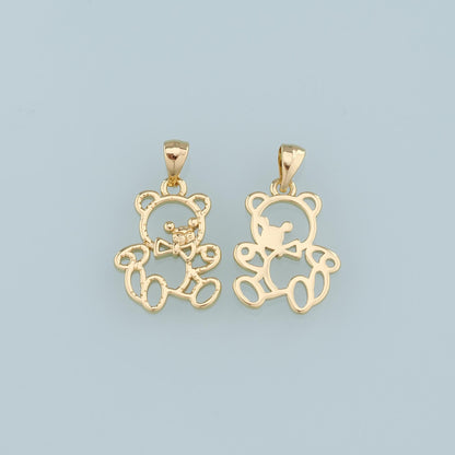 18K Gold Filled Hand Charm Pendant for Jewelry Making
