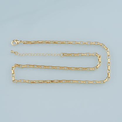 Gold Oval Chain,18K Gold Filled Oval for Necklace Bracelet DIY Jewelry Making Supply