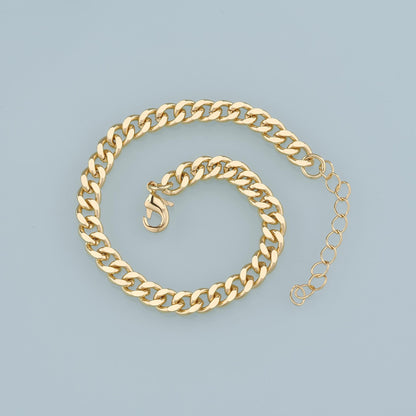 18K Gold Filled Oval Jewelry Chain 9 in for Jewelry Making