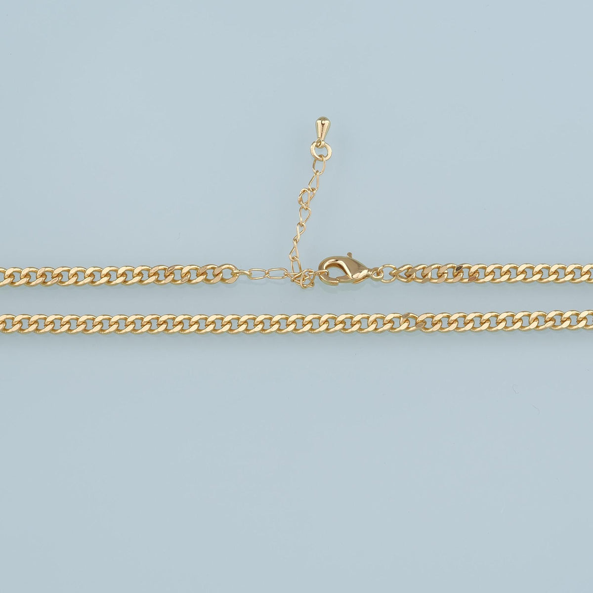 Gold Oval Chain,18K Gold Filled Twisted Oval for Necklace Bracelet DIY Jewelry Making Supply