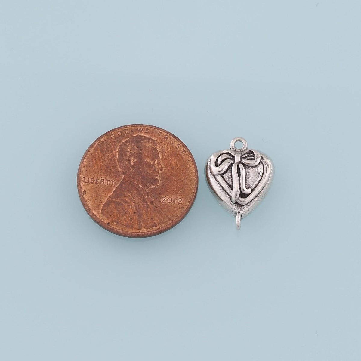 Gold Connector Charm,18K Gold Filled Retro Heart Bow Pendant,Enamel Heart Charm Bracelet Necklace for DIY Jewelry Making Supp