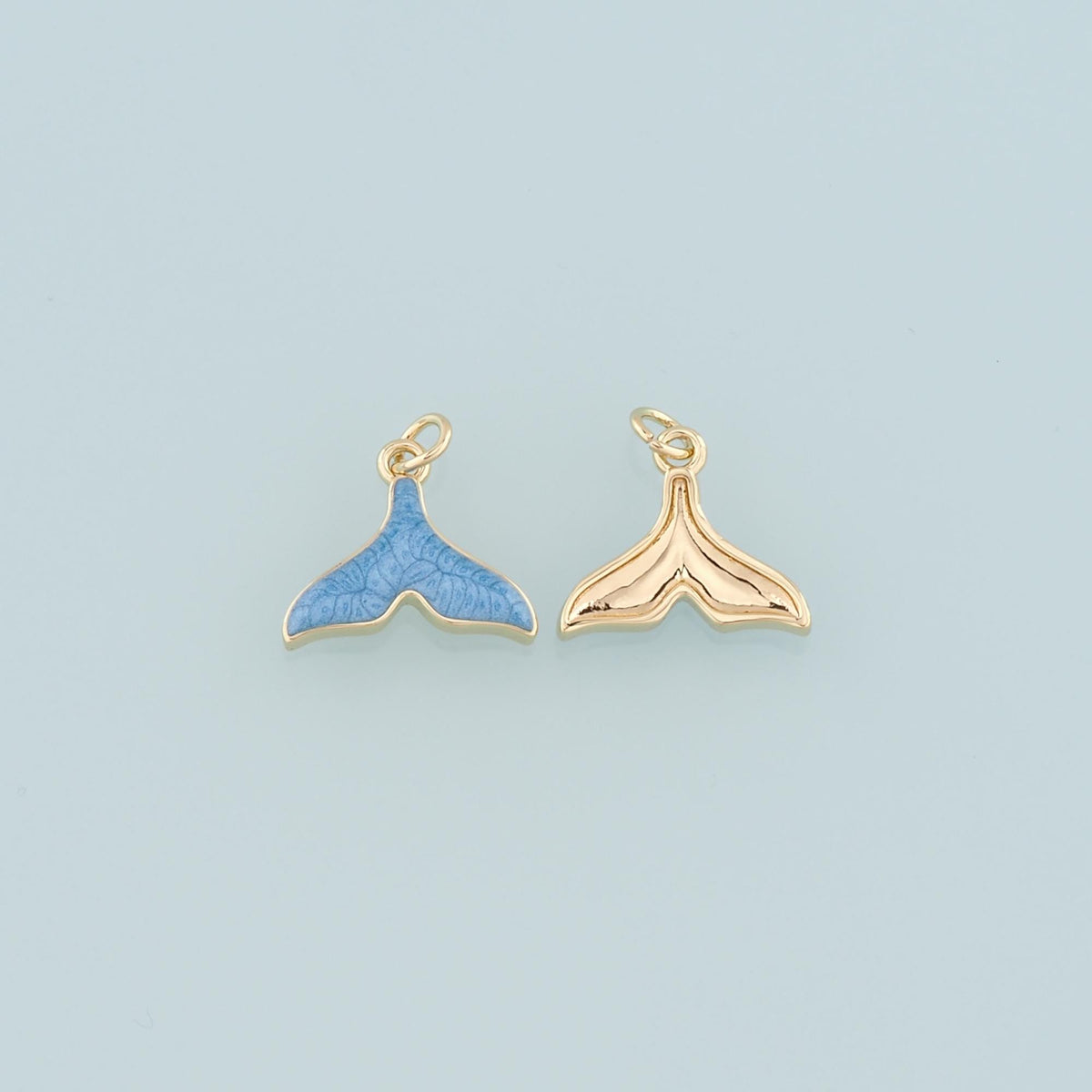 18K Gold Filled Hand Enamel Charm Pendant for Jewelry Making