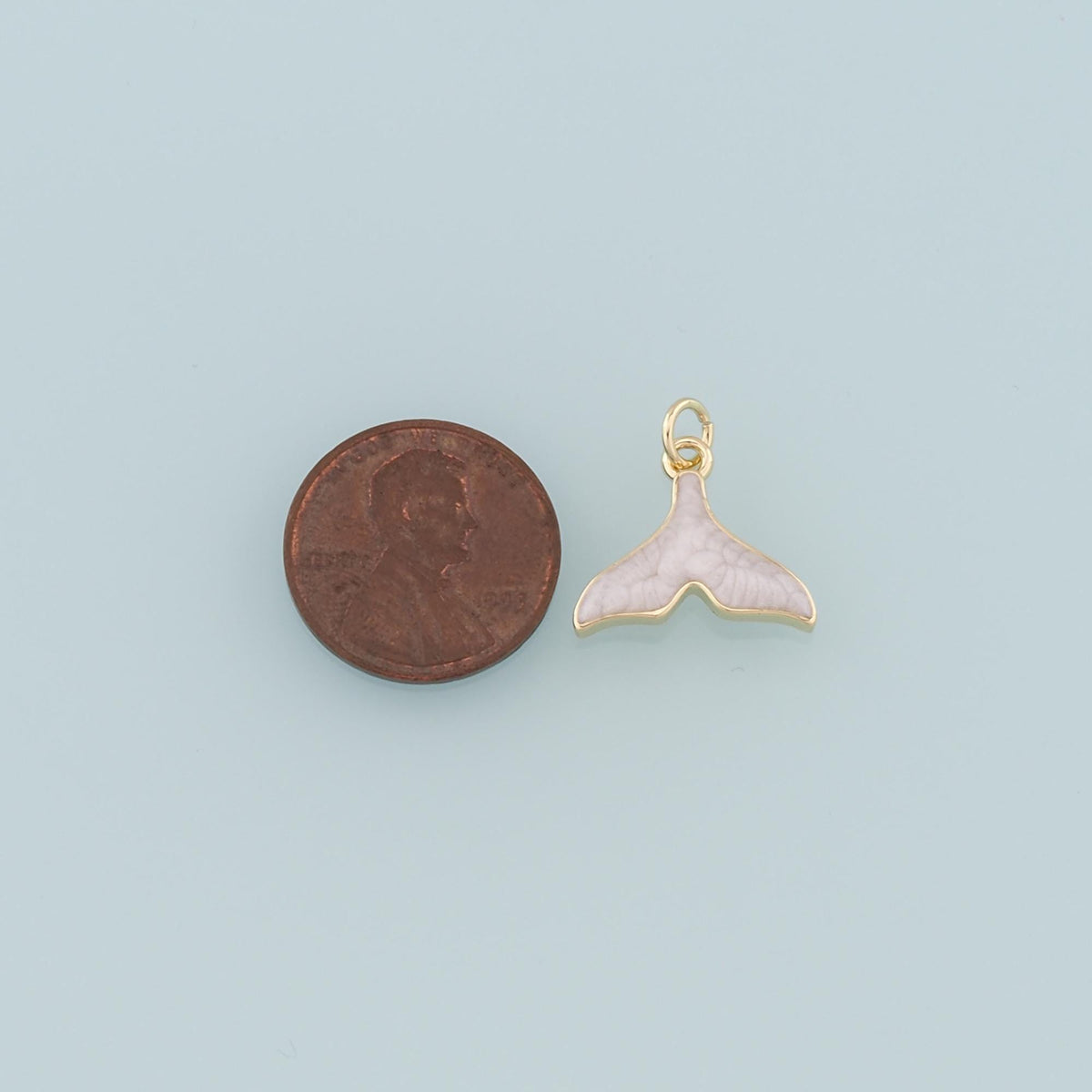 18K Gold Filled Hand Enamel Charm Pendant for Jewelry Making