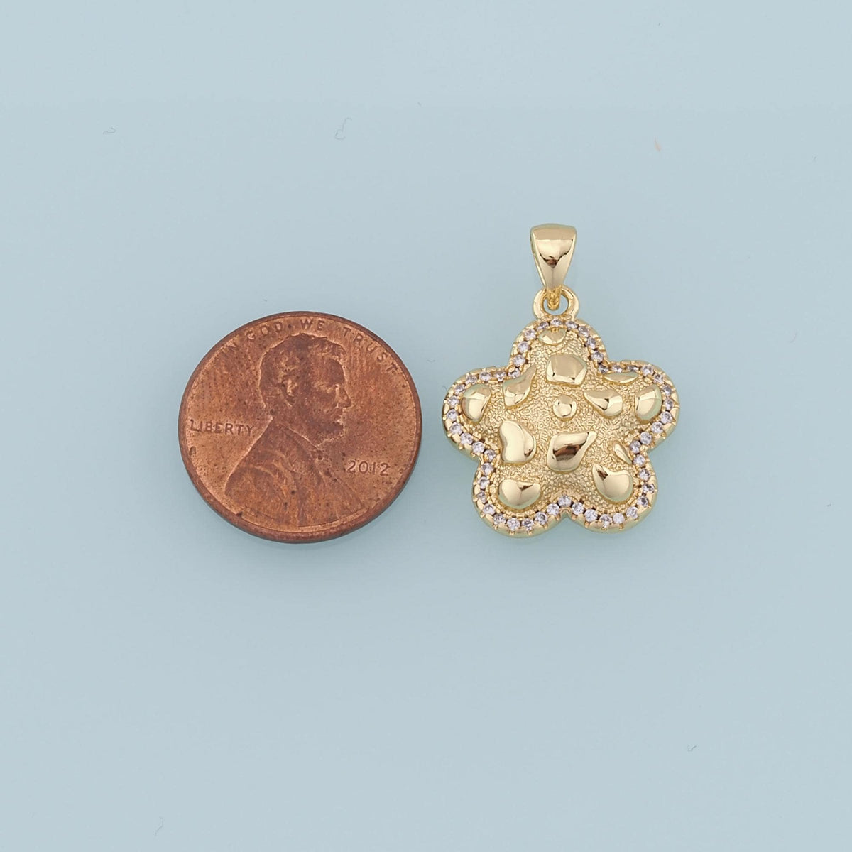 Gold Starfish Charms,18K Gold Filled Starfish Pendant,CZ Micro Pave Starfish Charm Bracelet Necklace for DIY Jewelry Making S
