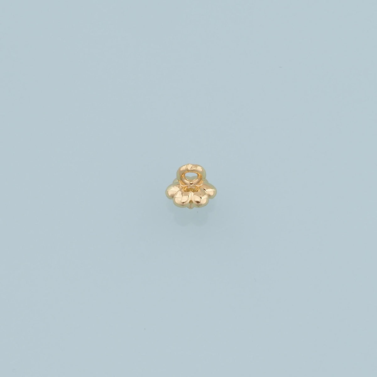 Gold Flower Charms,18K Gold Filled Flower Pendant,Flower Charm Bracelet Necklace for DIY Jewelry Making Supply