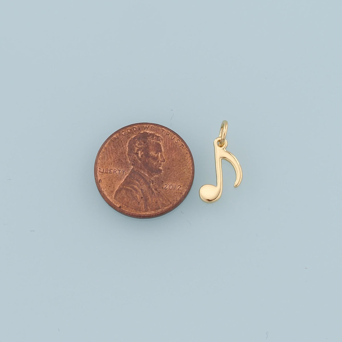 18K Gold Filled Charm Pendant for Jewelry Making