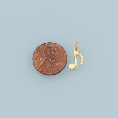18K Gold Filled Charm Pendant for Jewelry Making