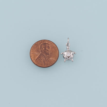 Gold Turtle Charms,18K Gold Filled Turtle Pendant,Turtle Charm Bracelet Necklace for DIY Jewelry Making Supply
