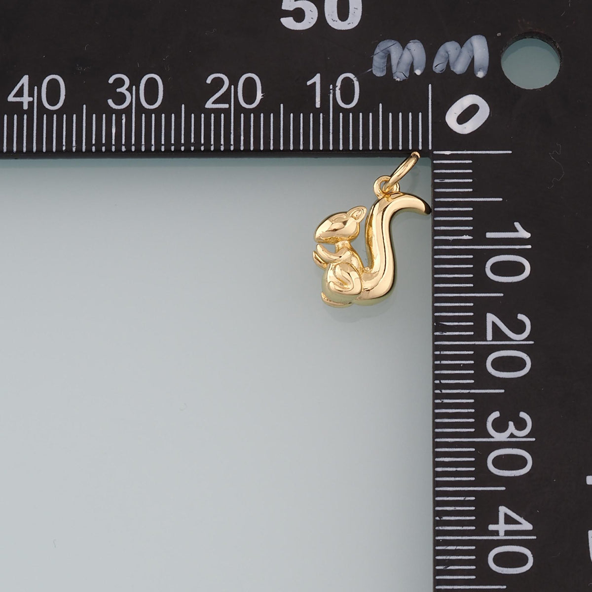 18K Gold Filled Fox Pendant,Fox Charm Bracelet Necklace for DIY Jewelry Making Supply