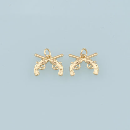 18K Gold Filled Hand Charm Pendant for Jewelry Making