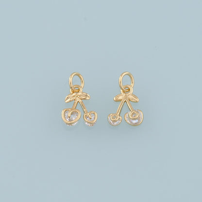 18K Gold Filled Charm Pendant for Jewelry Making