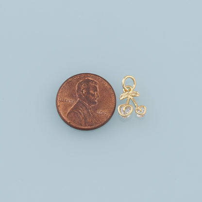 18K Gold Filled Charm Pendant for Jewelry Making