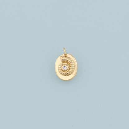 Gold Shell Charms,18K Gold Filled Conch Shell Pendant,Conch Shell Charm Bracelet Necklace for DIY Jewelry Making Supply