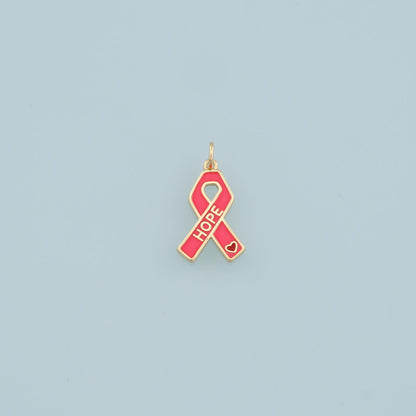 18K Gold Filled Hope Charm Pendant for Jewelry Making