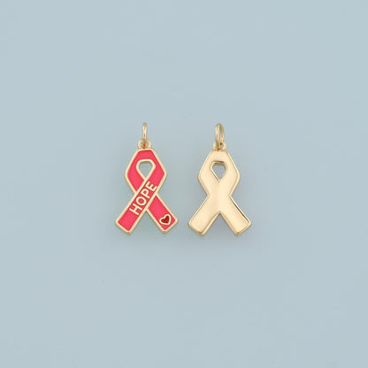 18K Gold Filled Hope Charm Pendant for Jewelry Making