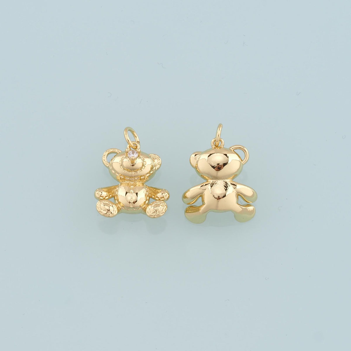 18K Gold Filled Charm Pendant for Jewelry Making