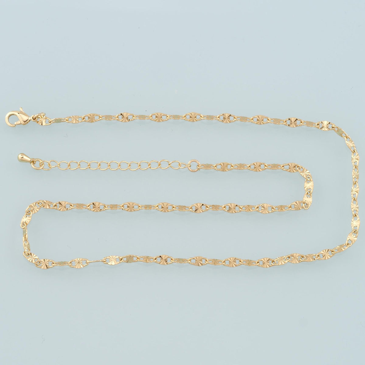 Gold Oval Chain,18K Gold Filled Oval for Necklace Bracelet DIY Jewelry Making Supply