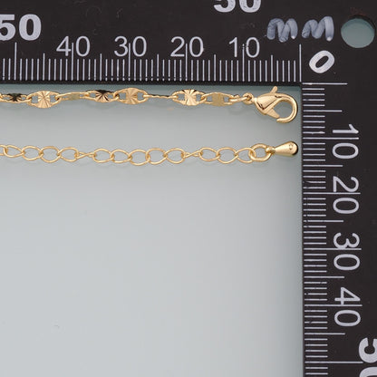 Gold Oval Chain,18K Gold Filled Oval for Necklace Bracelet DIY Jewelry Making Supply