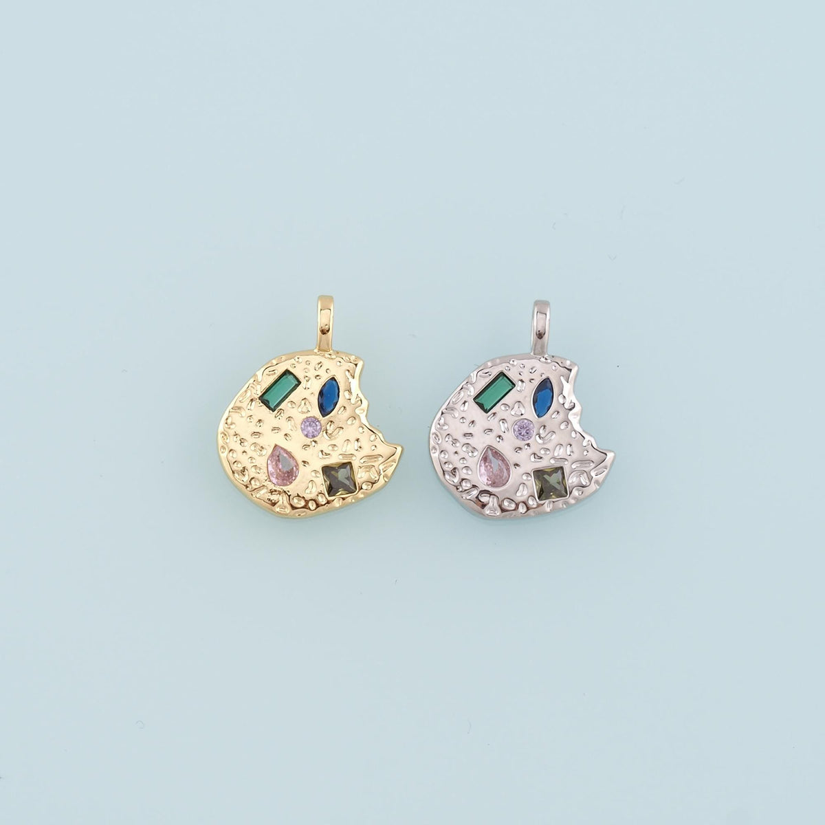 18K Gold Filled Hand Charm Pendant for Jewelry Making