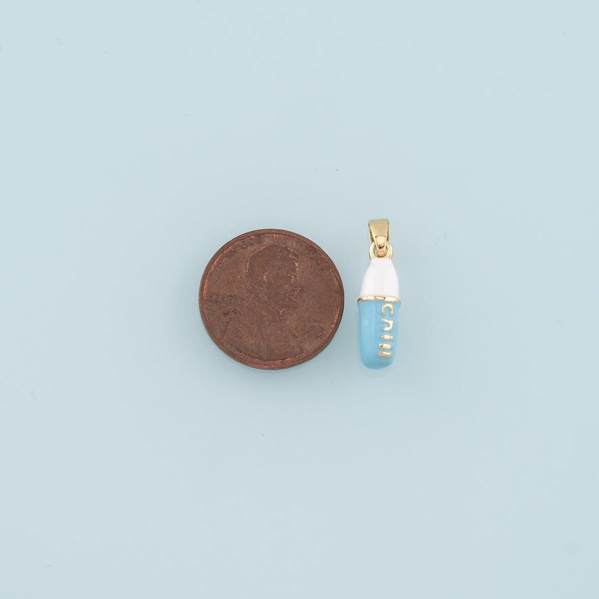 Gold Pill Charms,18K Gold Filled Capsule Pendant,Enamel Capsule Charm Bracelet Necklace for DIY Jewelry Making Supply