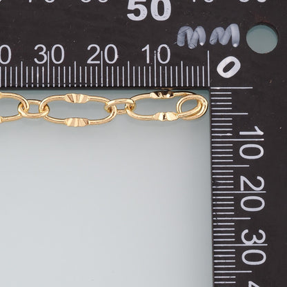 18K Gold Filled Oval Oval Chain 14.5 mm, 3.28 ft for Jewelry Making