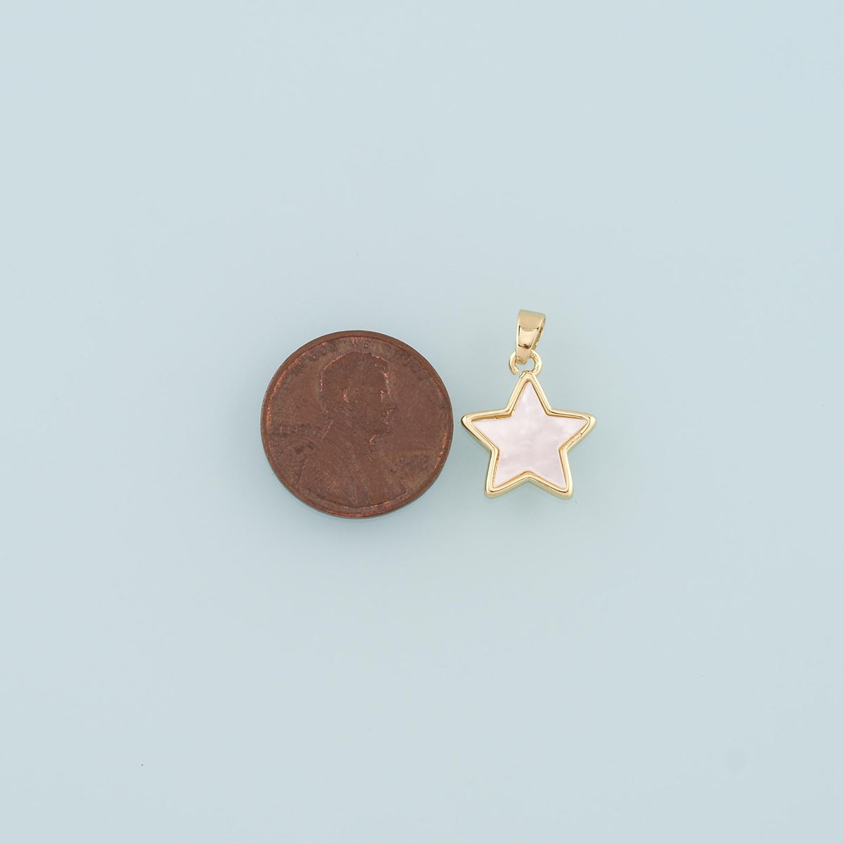 18K Gold Filled Star Charm Pendant for Jewelry Making