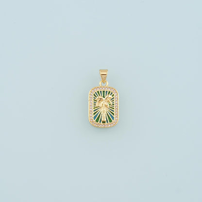 Gold Palm Tree Charms,18K Gold Filled Palm tree Pendant,Enamel coconut tree Charm Bracelet Necklace for DIY Jewelry Making Su
