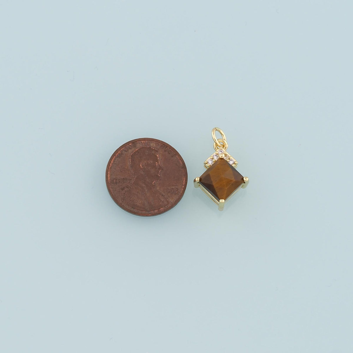 18K Gold Filled Charm Pendant for Jewelry Making