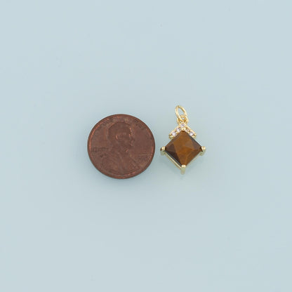 18K Gold Filled Charm Pendant for Jewelry Making