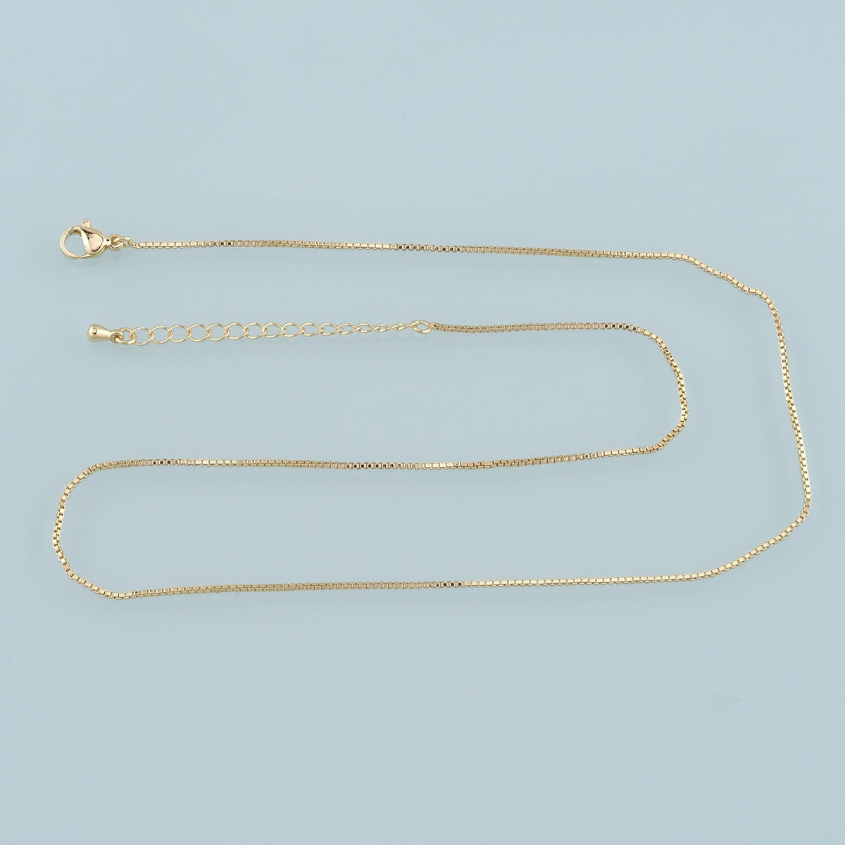 18K Gold Filled Box Chain 2 in for Jewelry Making