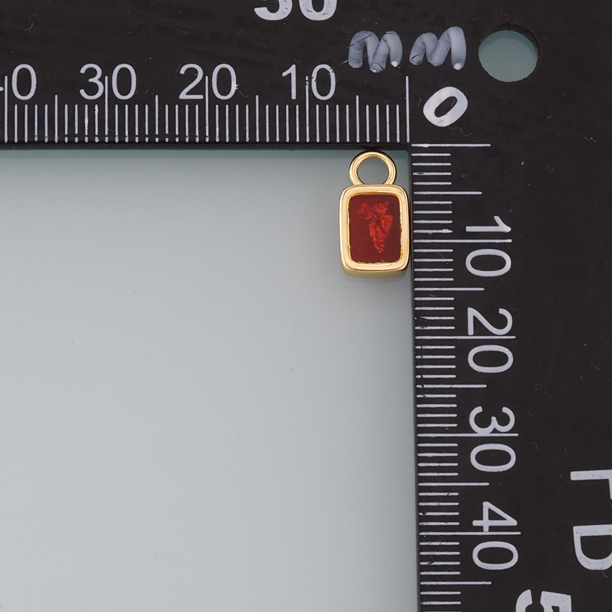 18K Gold Filled Hand Enamel Charm Pendant for Jewelry Making