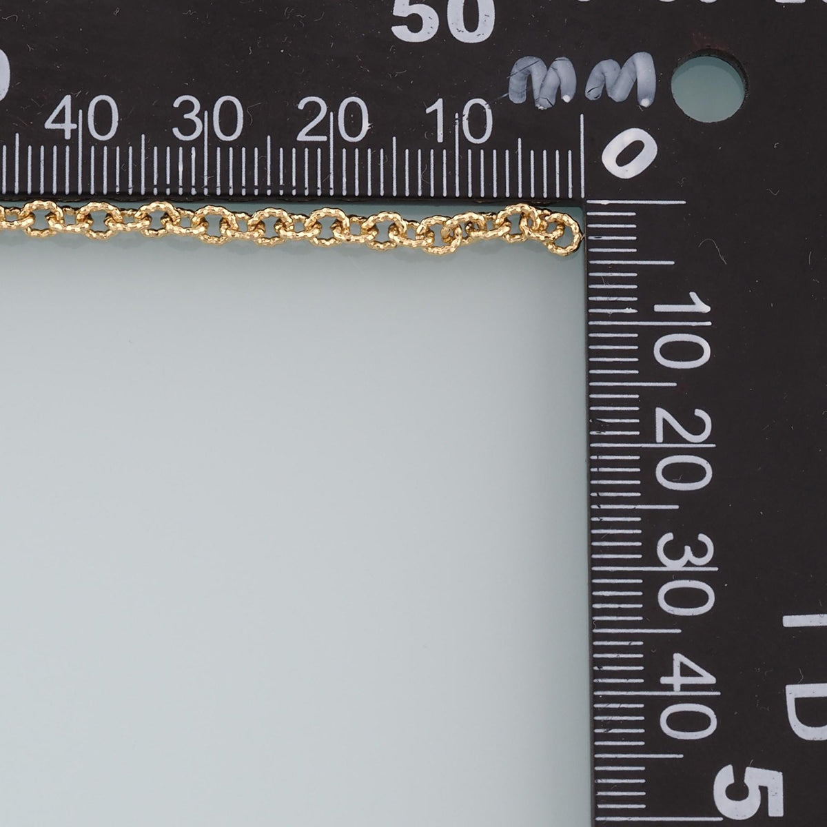 Gold Oval Chain,18K Gold Filled Texture Oval Chain for Necklace Bracelet DIY Jewelry Making Supply 3.5x4mm