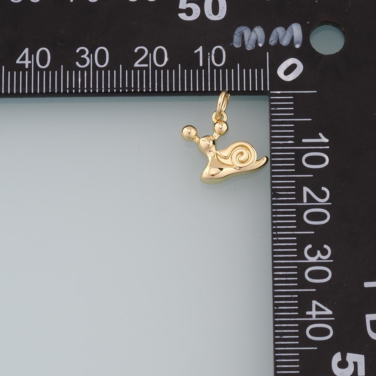 Gold Snails Charms,18K Gold Filled Snails Pendant,Snails Charm Bracelet Necklace for DIY Jewelry Making Supply