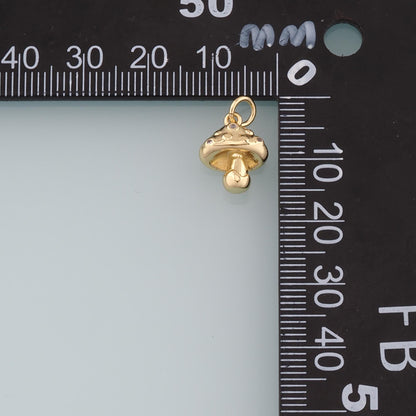 18K Gold Filled Charm Pendant for Jewelry Making