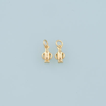 18K Gold Filled Hand Charm Pendant for Jewelry Making