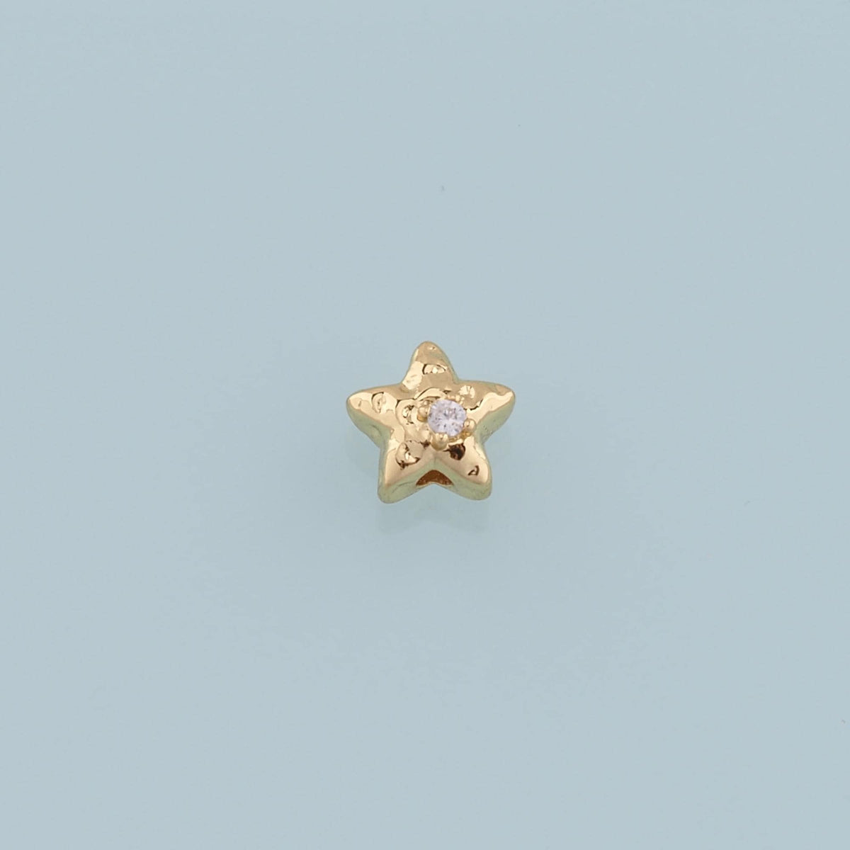 18K Gold Filled Star Charm Pendant for Jewelry Making