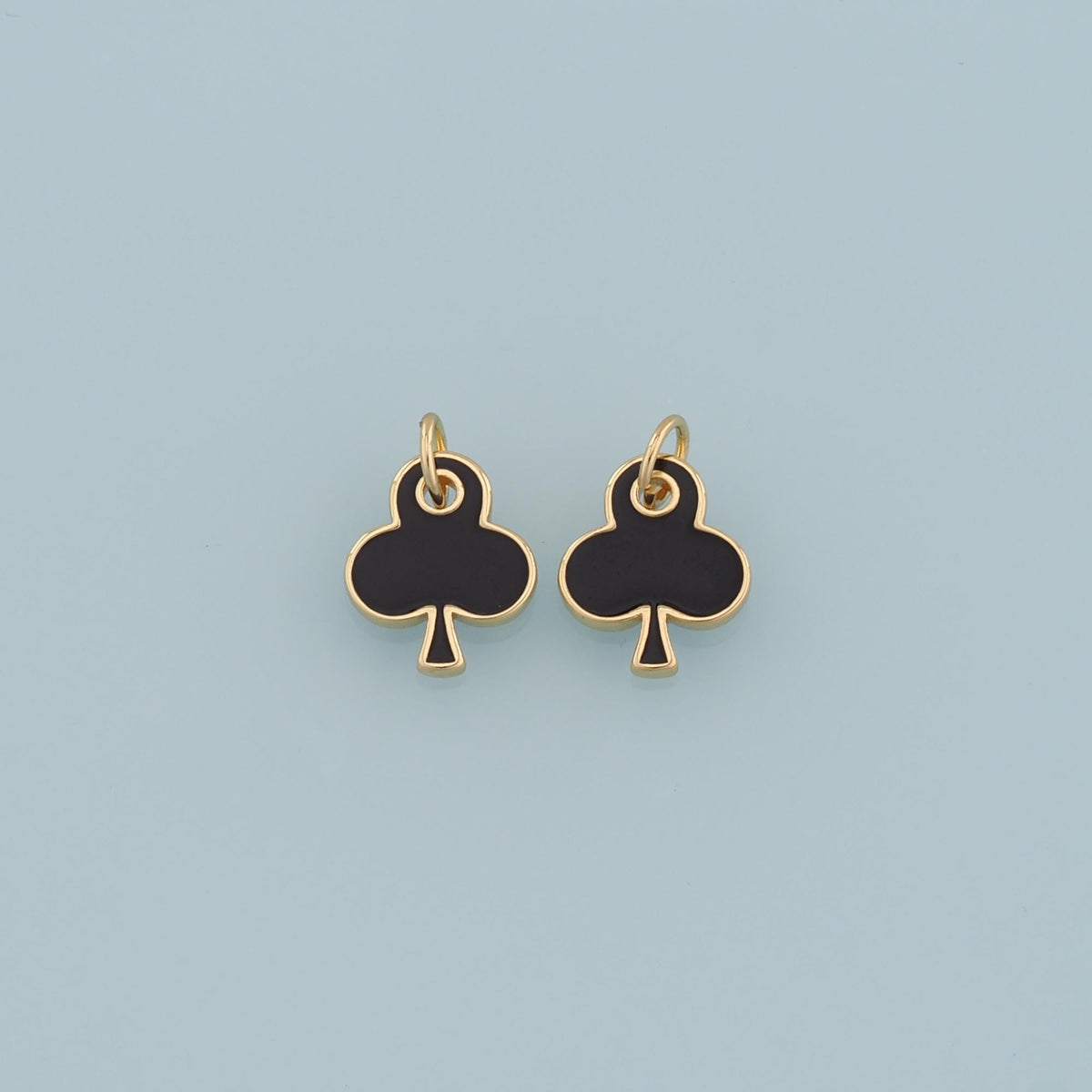 18K Gold Filled Hand Enamel Charm Pendant for Jewelry Making