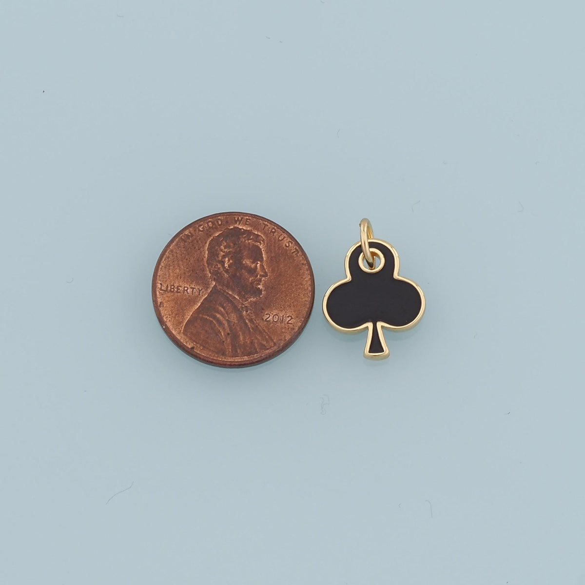 18K Gold Filled Hand Enamel Charm Pendant for Jewelry Making