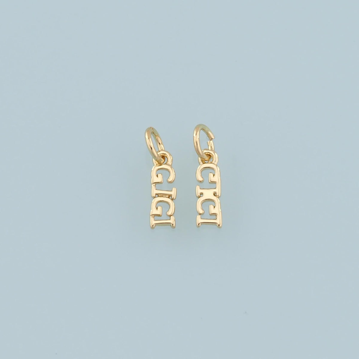18K Gold Filled Charm Pendant for Jewelry Making