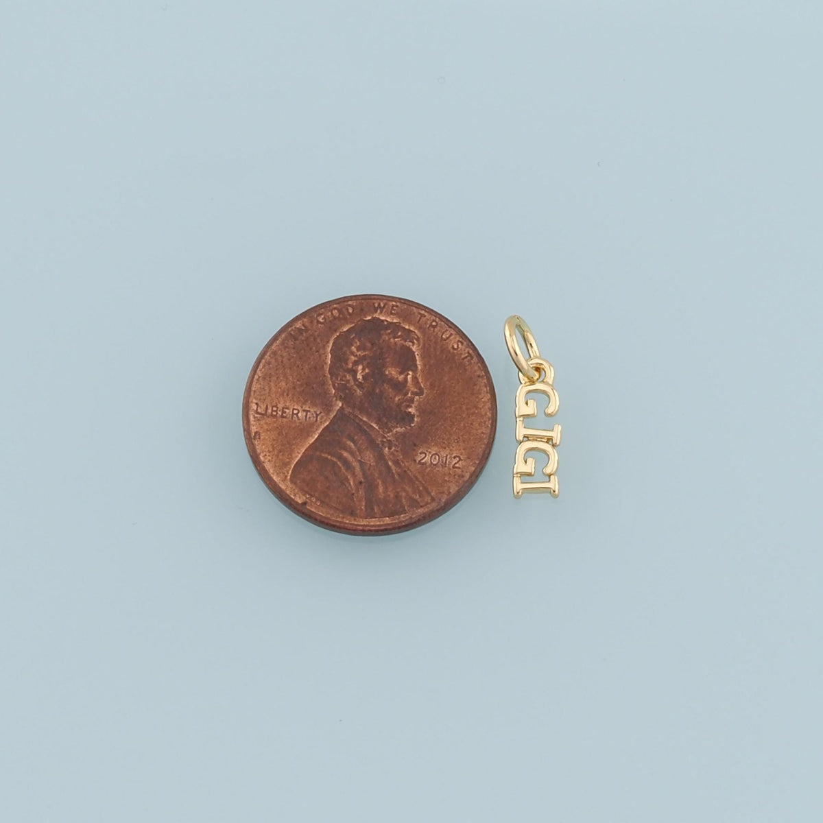 18K Gold Filled Charm Pendant for Jewelry Making