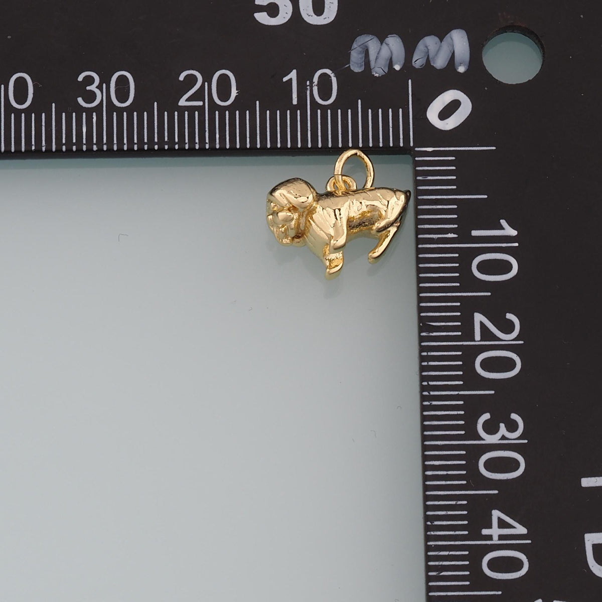 18K Gold Filled Dog Charm Pendant for Jewelry Making