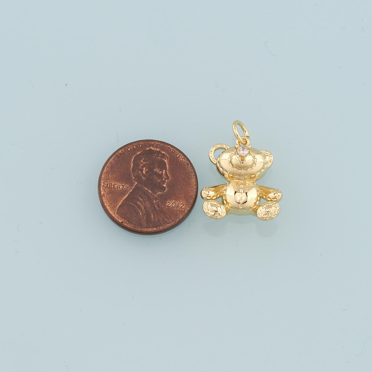 18K Gold Filled Charm Pendant for Jewelry Making