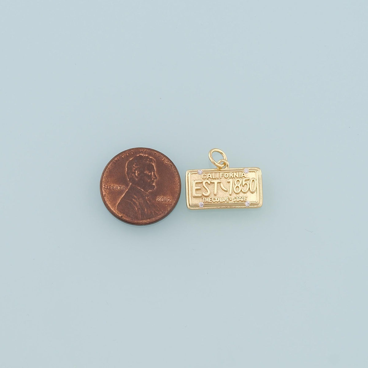 18K Gold Filled Tag Pendant,CZ Micro Pave Nameplate Charm Bracelet Necklace for DIY Jewelry Making Supply