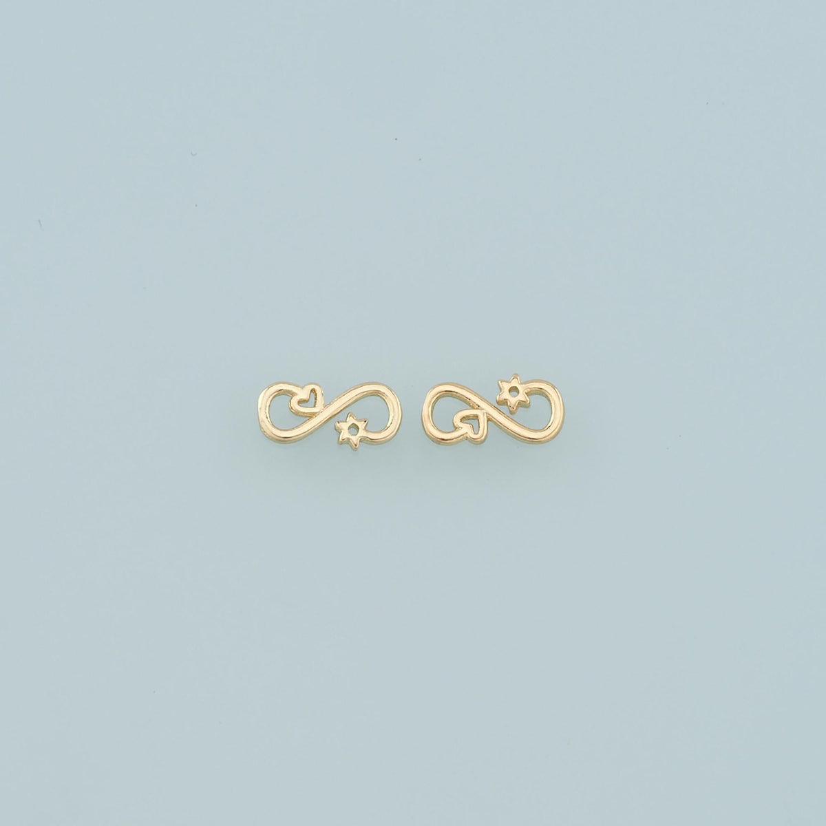 18K Gold Filled Infinity Pendant,Dainty Infinity Charm Bracelet Necklace for DIY Jewelry Making Supply